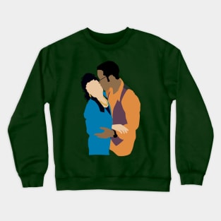 its a different world flat kiss Crewneck Sweatshirt